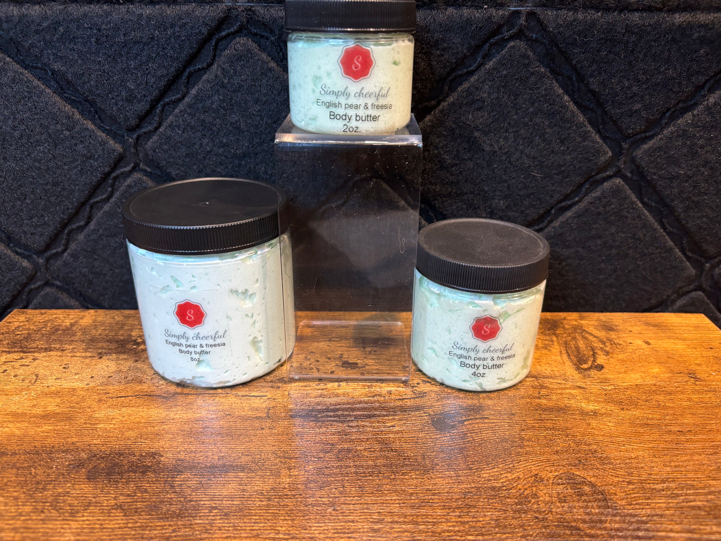 English pear and Freesia body butter