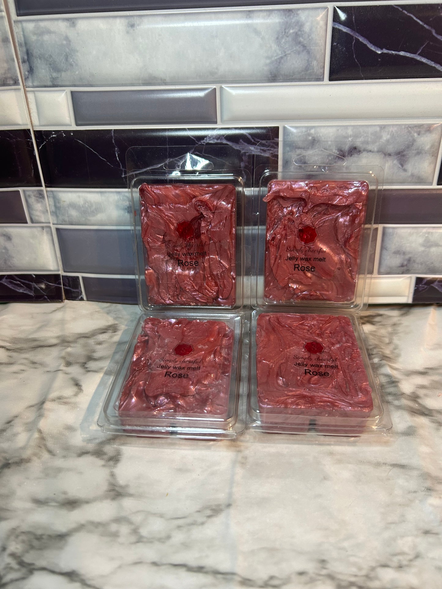 Rose jelly wax melt