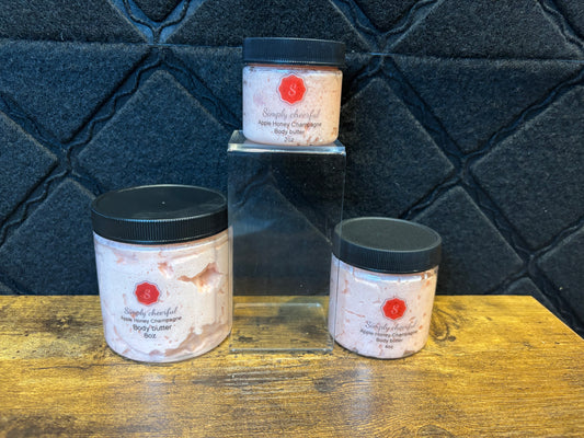 Apple honey champagne body butter