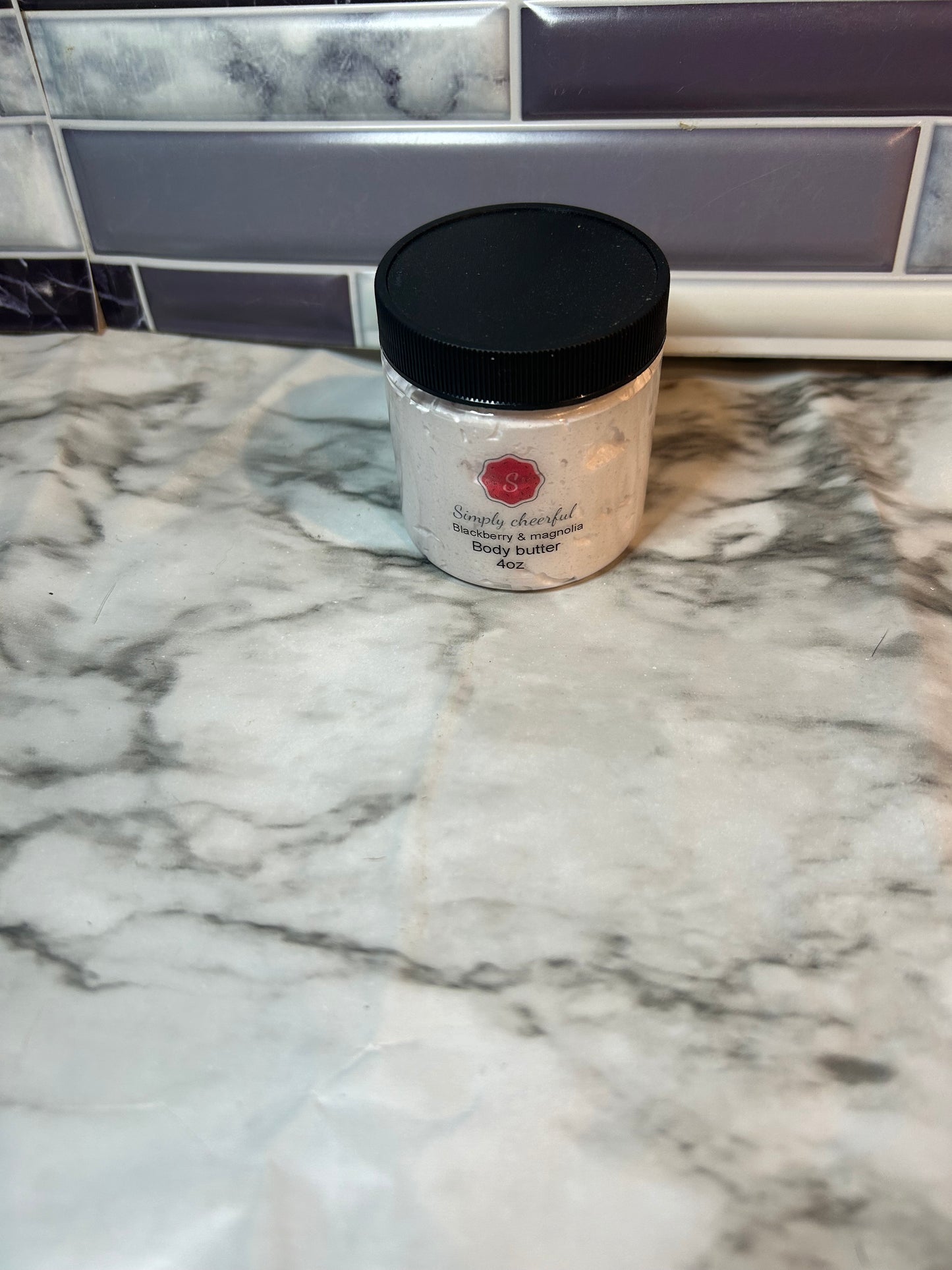 Blackberry & magnolia body butter