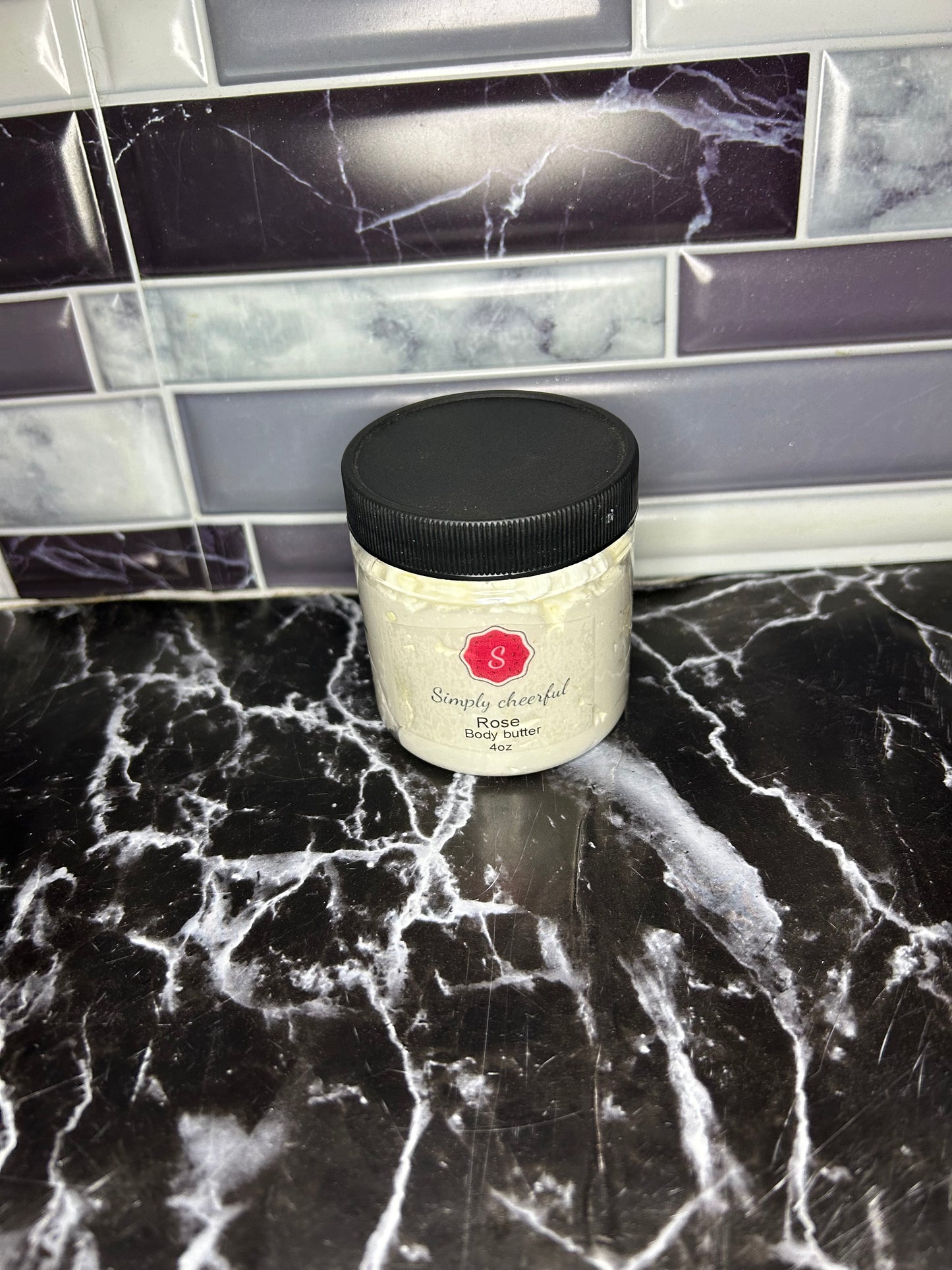 Rose body butter