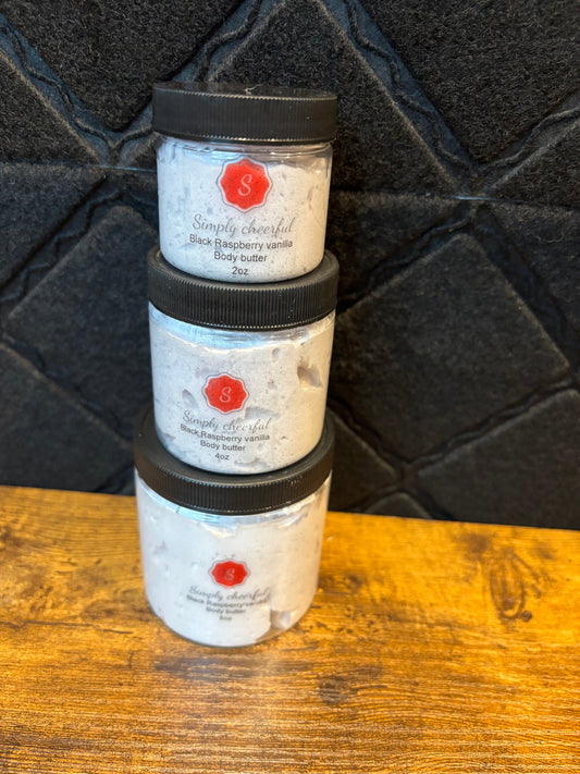 Black raspberry vanilla body butter