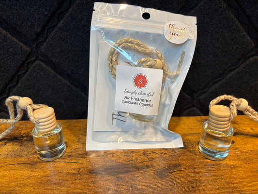 Caribbean coconut air fresheners